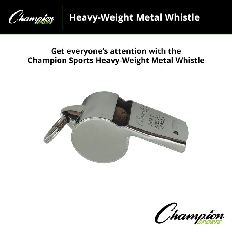 Heavy Weight Metal Whistle for Sports – Champion Sports