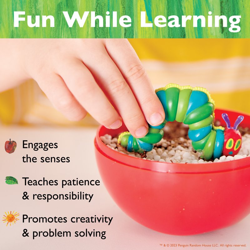 Kids Garden Kit with Terrarium - The Very Hungry Caterpillar Craft & Science Set
