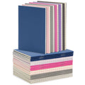 Mini Paper Notebooks Set - 24 Bulk Pocket Journals for Kids & Adults, 6 Colors, 3.5 x 5 in