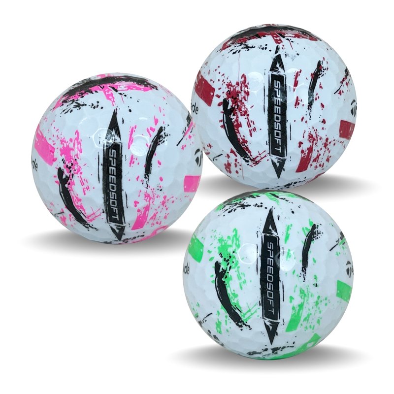 Mulligan 24 Taylormade SpeedSoft Ink Mix 5A Recycled Golf Balls - Variation of THIS listing: 24