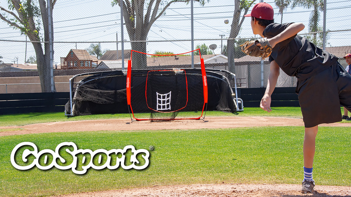 Baseball Softball Practice Pitching & Hitting Net - 7x7 ft Training Aid