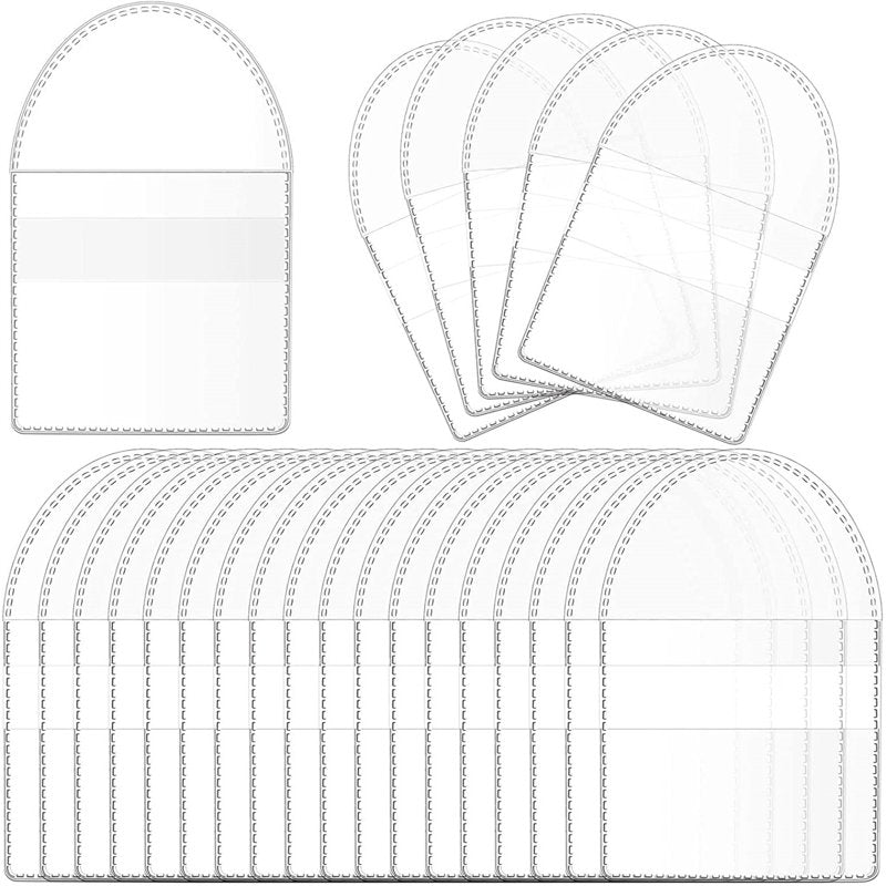 Plastic Coin Sleeves Set - 50pcs 2 Inch Clear Coin Holders for Collectibles