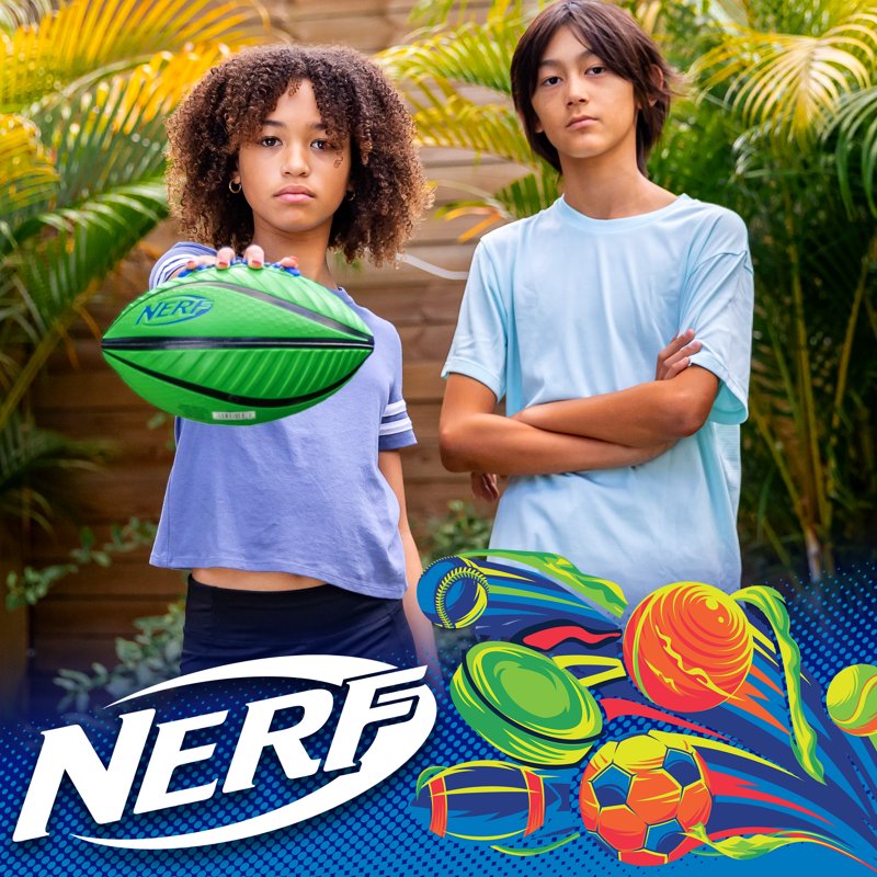 Junior Football with Spiral Grip and Spacelace for Kids and Youth