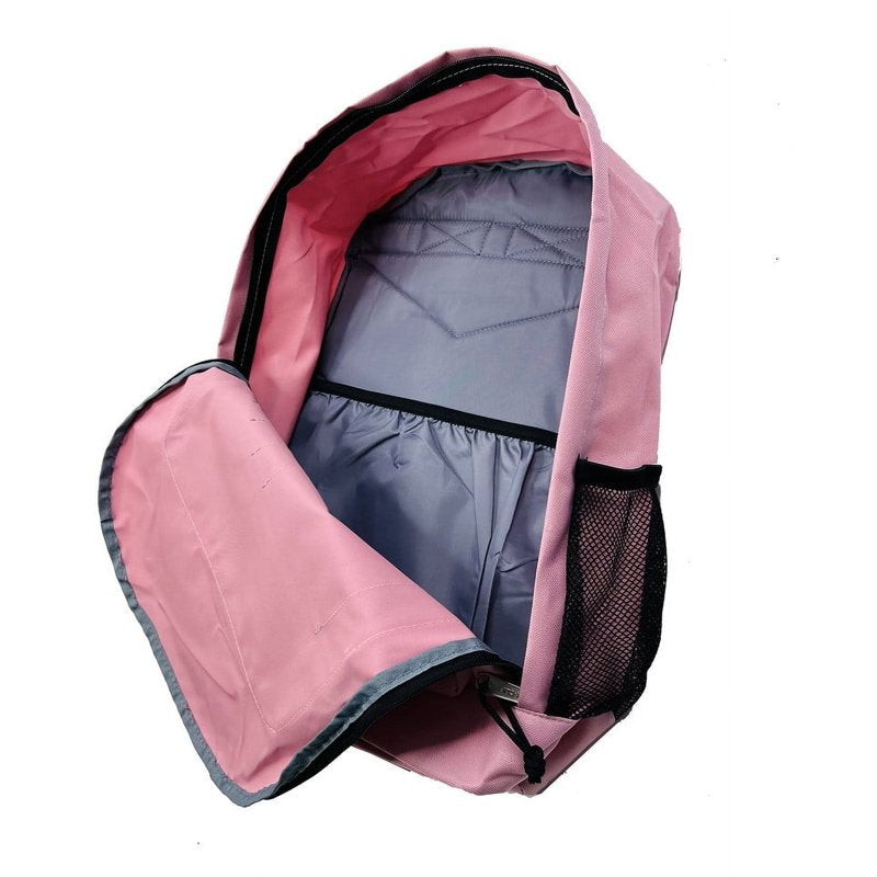 K-Cliffs Hot Pink Unisex 17.5in Large School Backpack - Polyester