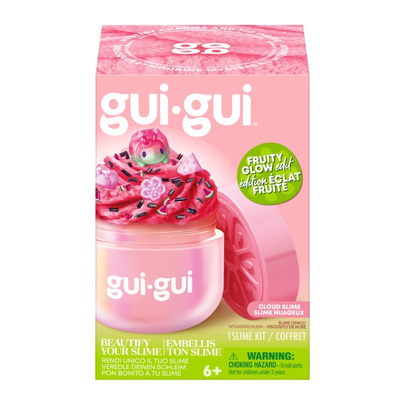 Fruity Glow Cloud Slime Kit with Beauty Scoop - Fluffy, Scented, Ages 6+