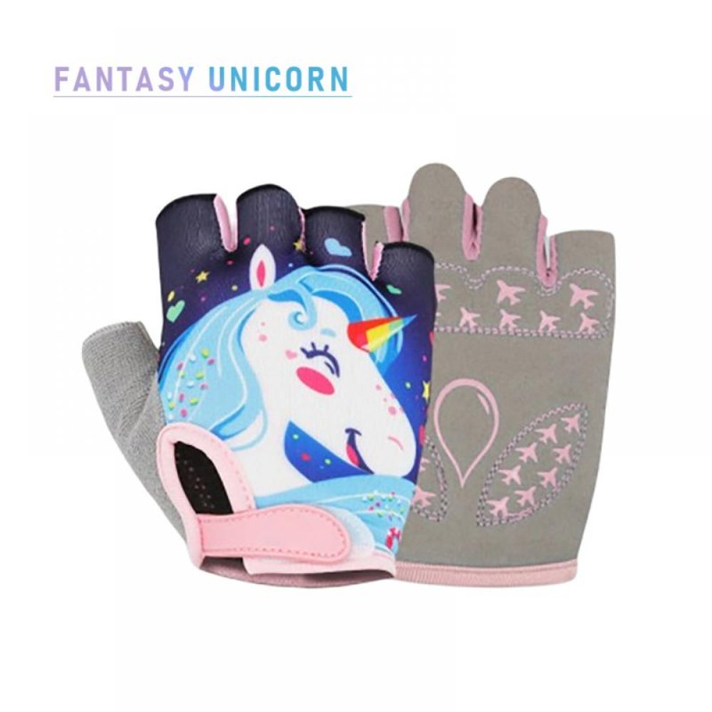 Kids Half Finger Climbing Gloves for Outdoor Sports and Cycling - Good Grip & Breathable