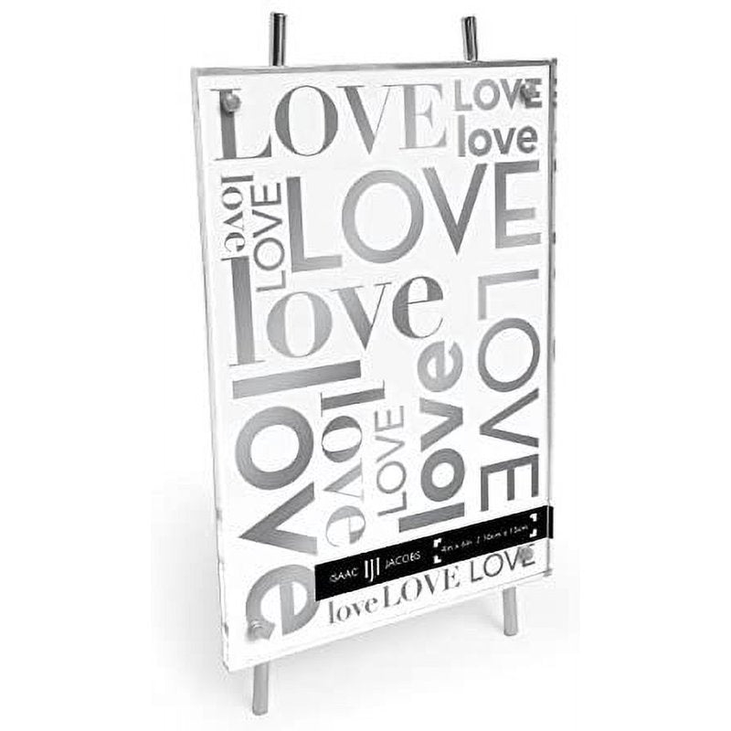 Magnetic Acrylic Picture Frame with Metal Easel, 4x6 & 5x7 Options