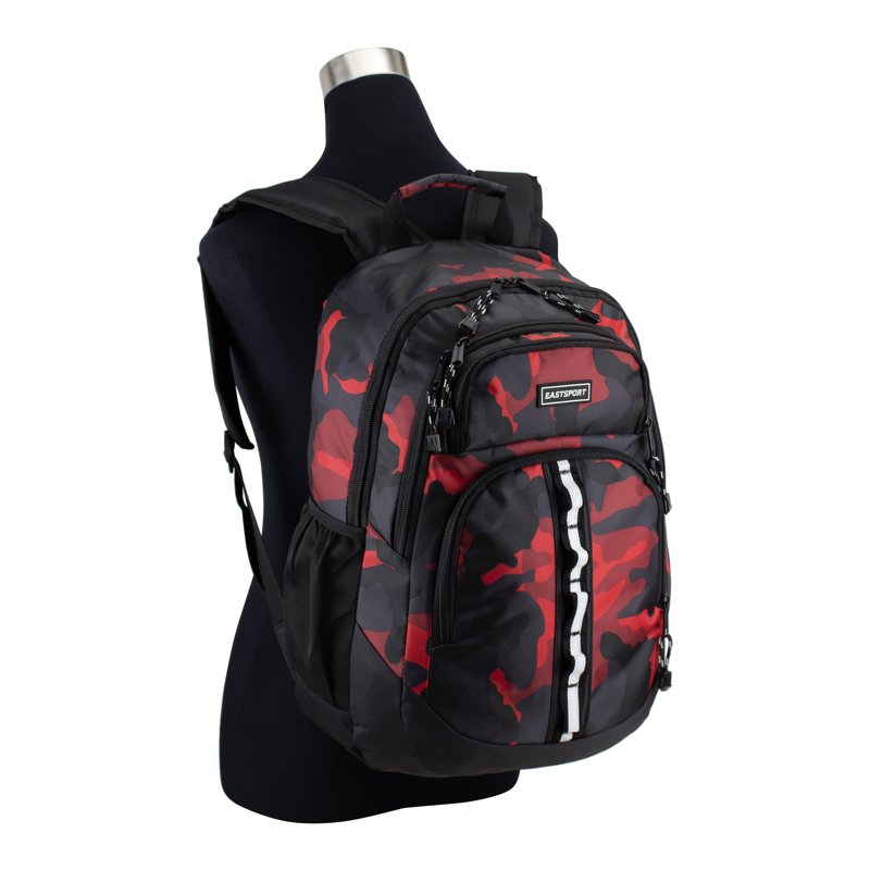 Unisex Rally Sport Backpack with Camouflage Design, Laptop & Tech Pockets