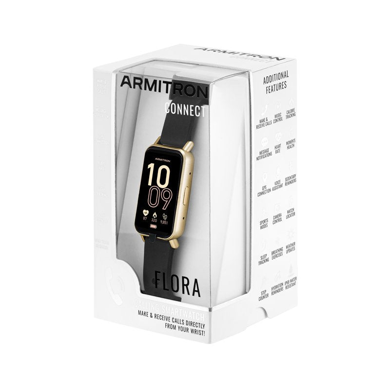 Smart Wristwatch with Touch Screen and Silicone Band — Fitness & Sleep Tracking
