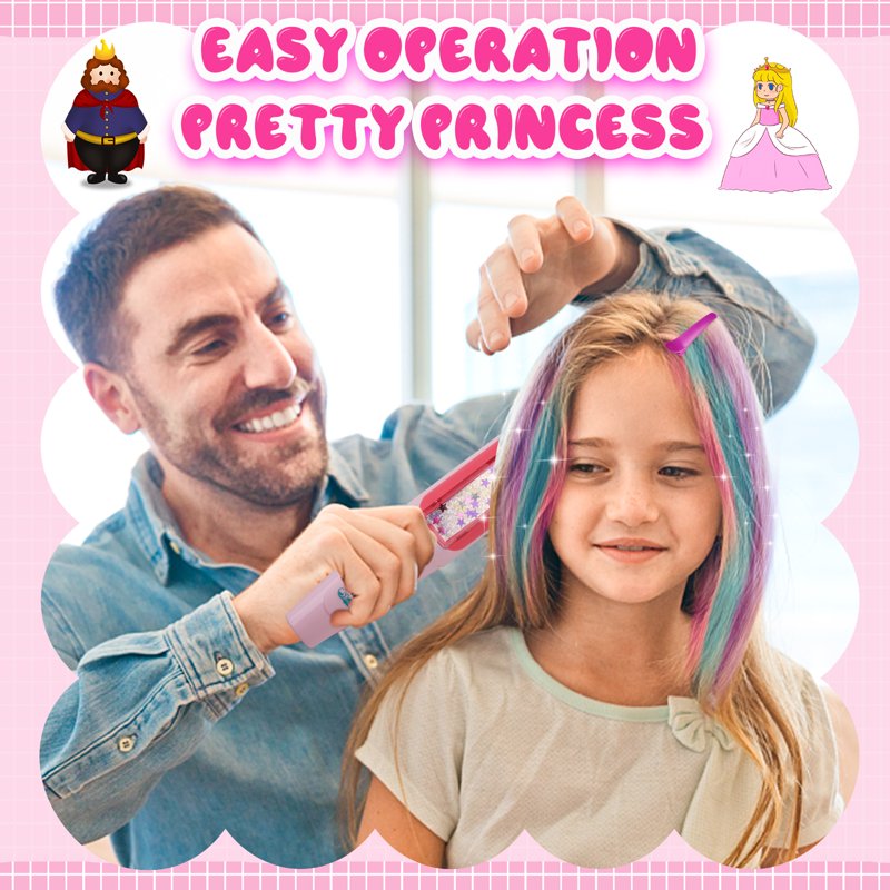 Kids Hair Chalk Set for Girls and Boys - Temporary Color & Party Gifts