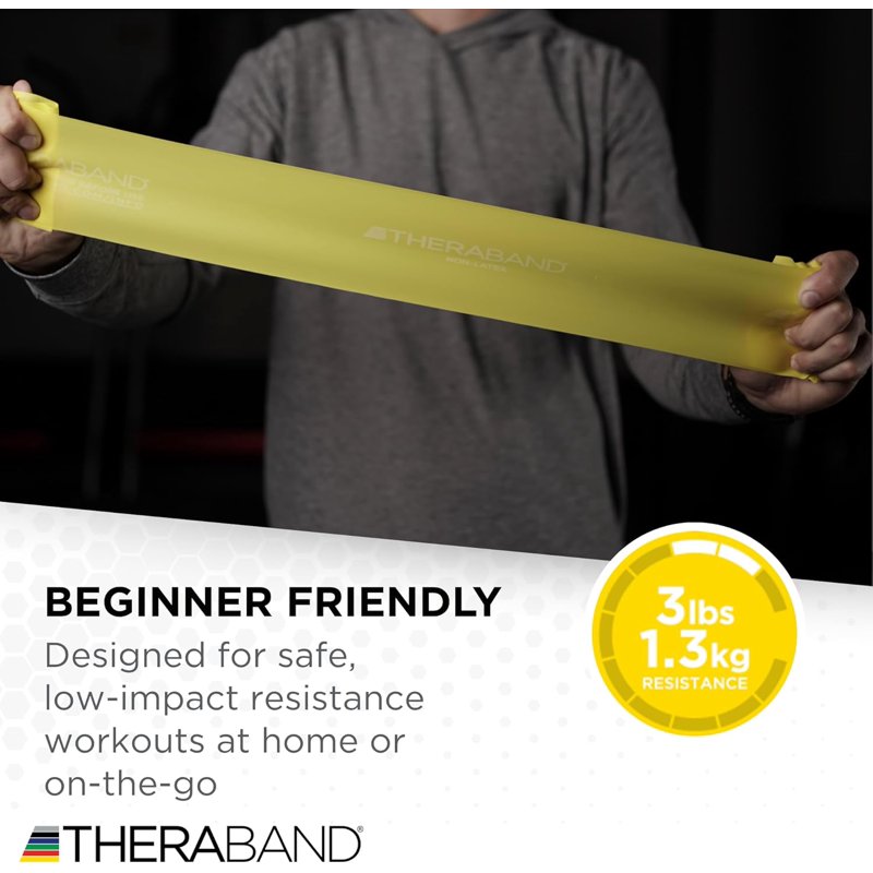 Resistance Bands Set for Strength Training and Flexibility - Non-Latex, Color-Coded, Beginner Friendly