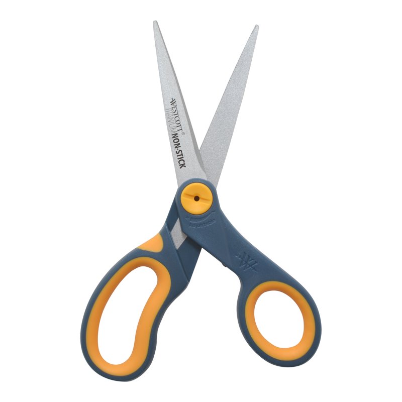 Westcott 8" Titanium Bonded Non-Stick All-Purpose Scissors - Single