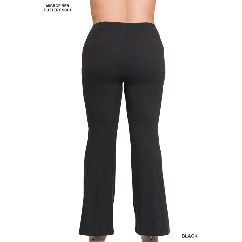 High Waist Flared Yoga Pants for Women - Plus & Regular Sizes, Soft & Stretchy