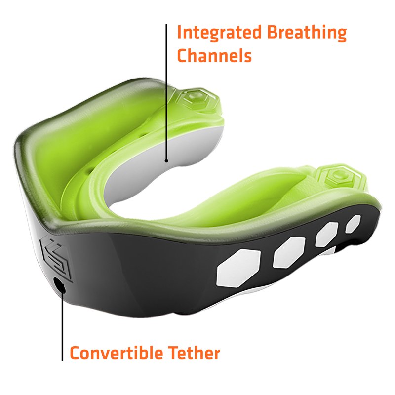 Sports Mouthguard with Triple Layer Protection and Breathable Channels