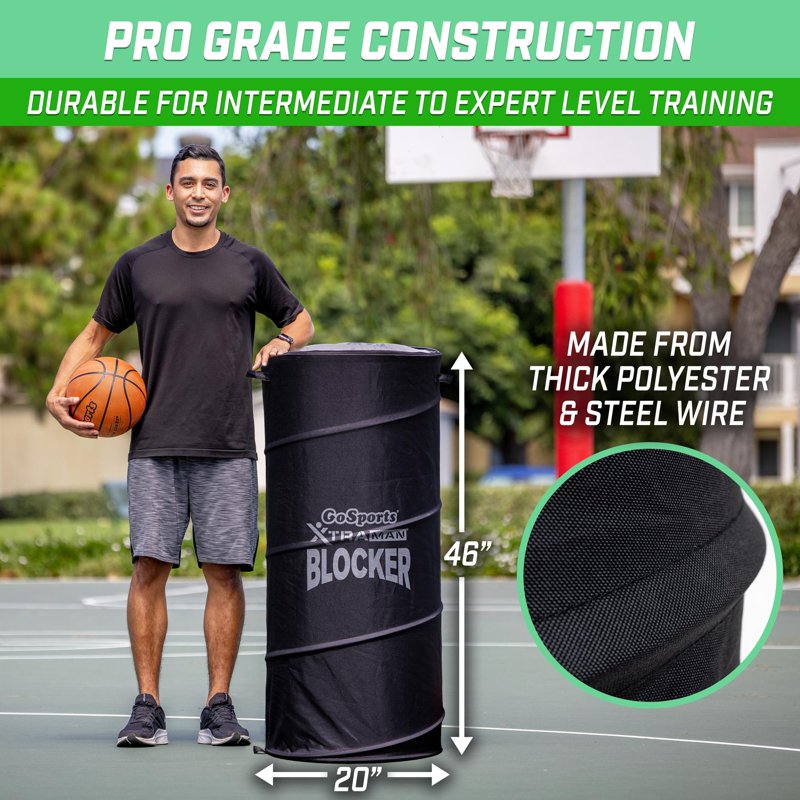 Multi-Sport Blocking Dummies Set - 3 Pack 46in Pro Defenders for Training