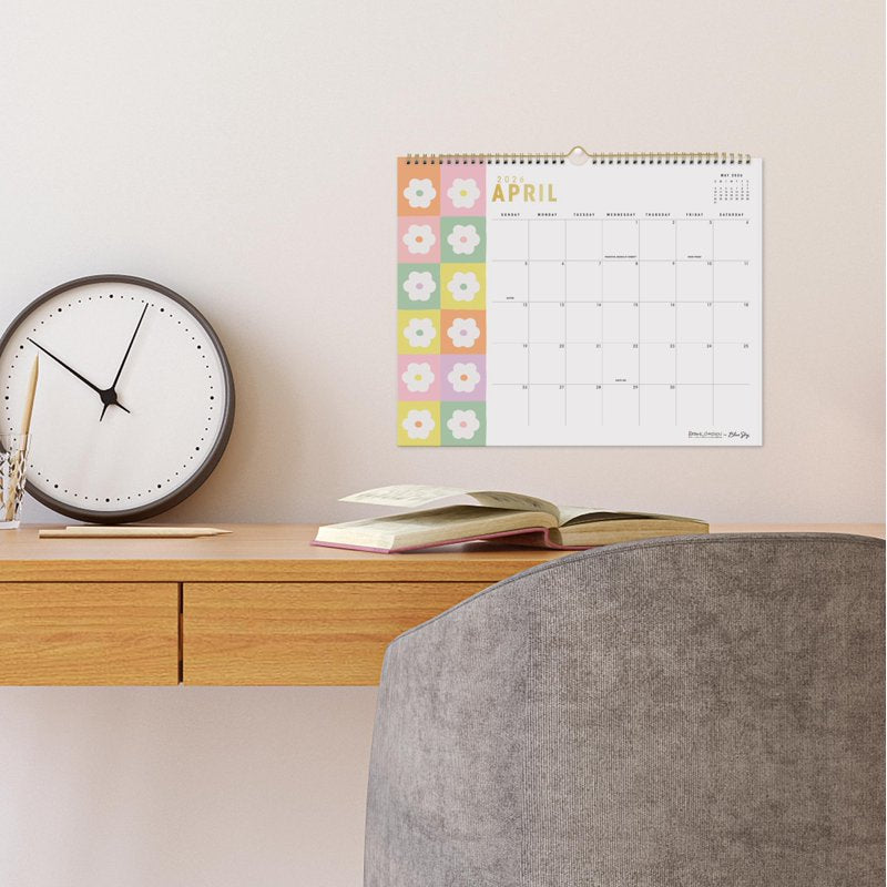 15-Month Academic Wall Calendar April 2026 - June 2027, Colorful Design, 15x12 Inches – Office & Classroom Organizer