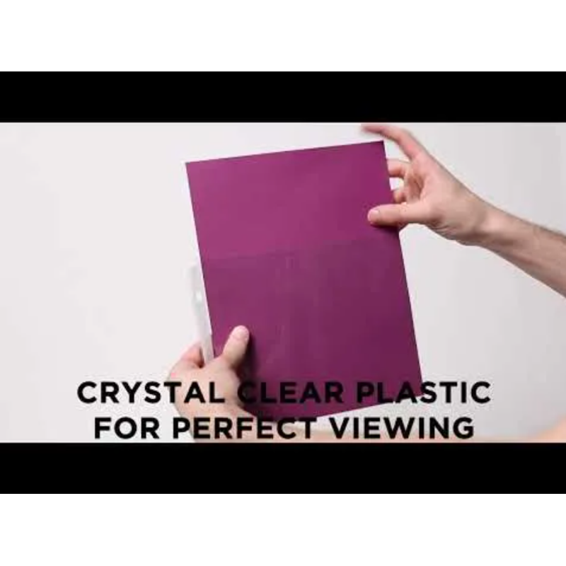 Clear Sheet Protectors for 8.5 x 11 Documents, Pack of 10