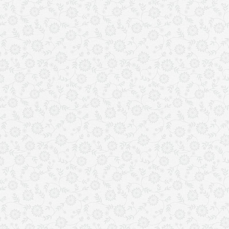 White Cotton Sewing Fabric - Precut 44in x 1yd for Quilting & Crafts