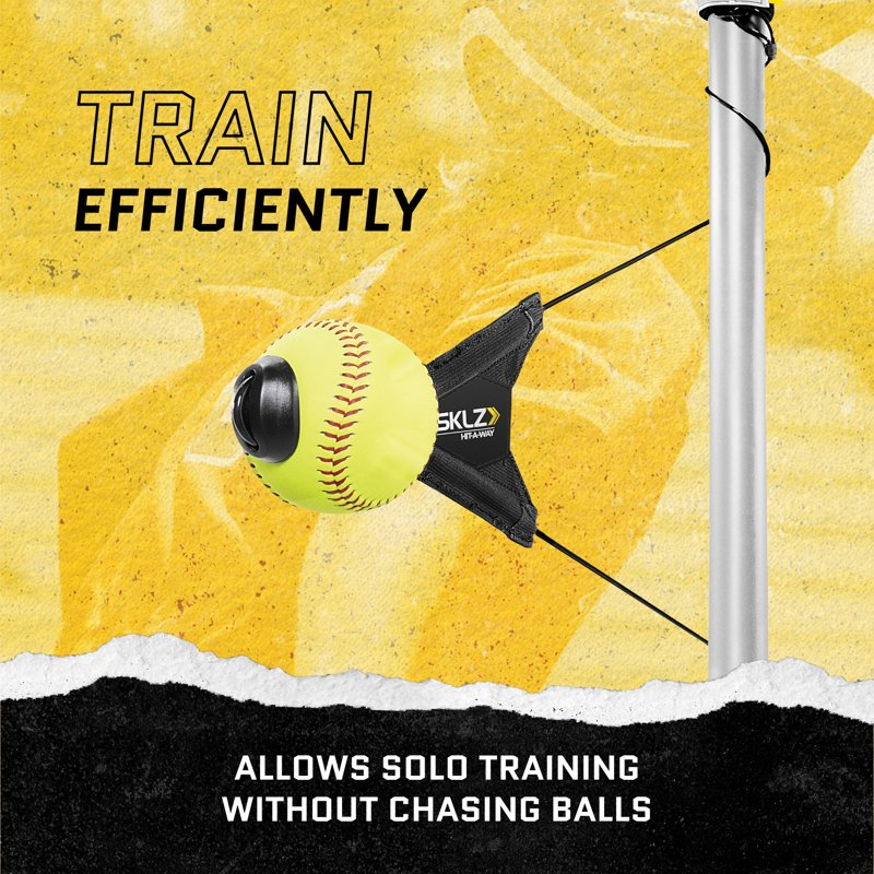 Softball Swing Trainer - Adjustable Batting Practice Aid for All Ages