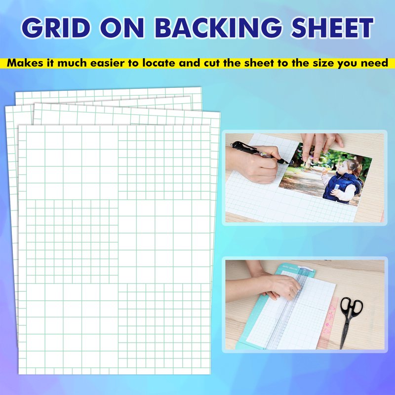 Self-Adhesive Laminating Sheets 9x12 Inch - Waterproof Protectors 15 Pack
