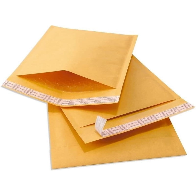 250 Pack Kraft Bubble Mailers 6x10 Self-Seal Padded Envelopes Shipping Bags