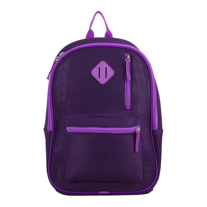 Unisex Mesh Backpack with Multiple Compartments - Durable Travel & School Bag