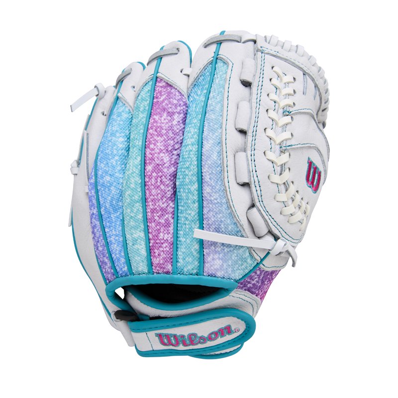 Youth Fastpitch Softball Glove 11 Inch - White, Pink, Green, Right or Left Hand