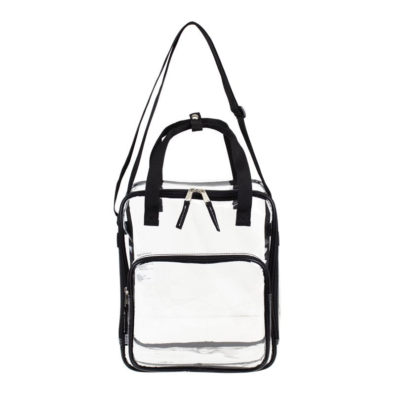 Clear Double Handle Stadium Approved Tote Bag - Unisex Reusable Shopping Bag