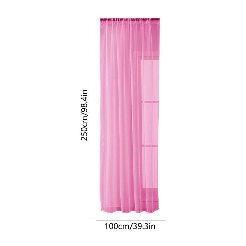 Outdoor Sheer Voile Curtains Waterproof UV Resistant Light Filtering Patio Drapes