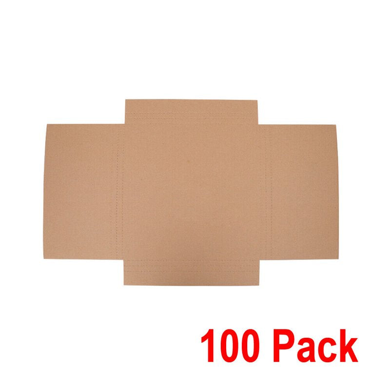 100 Pack Vinyl Record LP Shipping Mailer Boxes - 12.5 Inch Album Paper Envelopes
