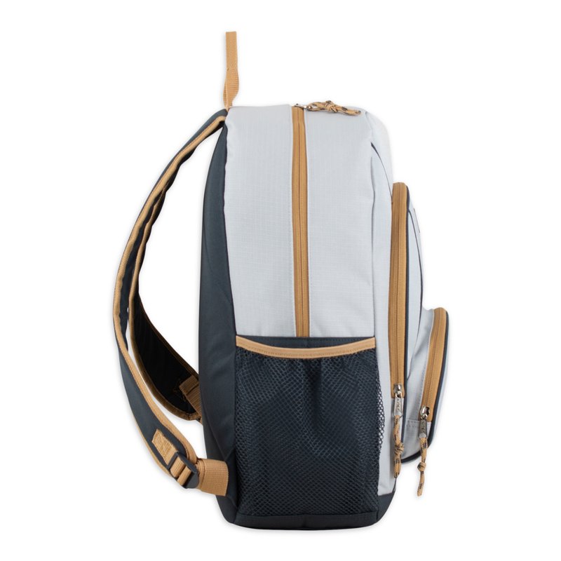 Unisex Triple Pocket Backpack for School & Travel - Multiple Colors