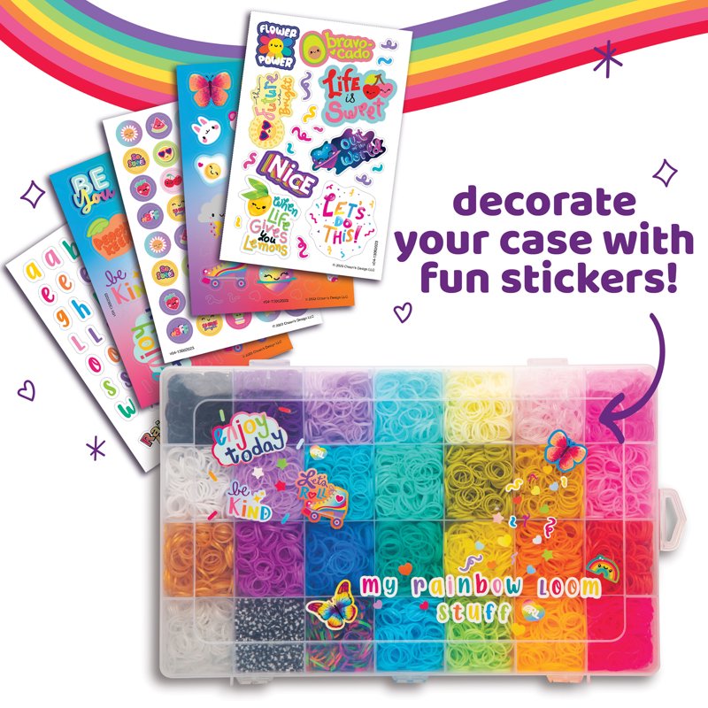DIY Rubber Band Craft Kit with 11,000 Bands & Accessories for Kids Ages 7+