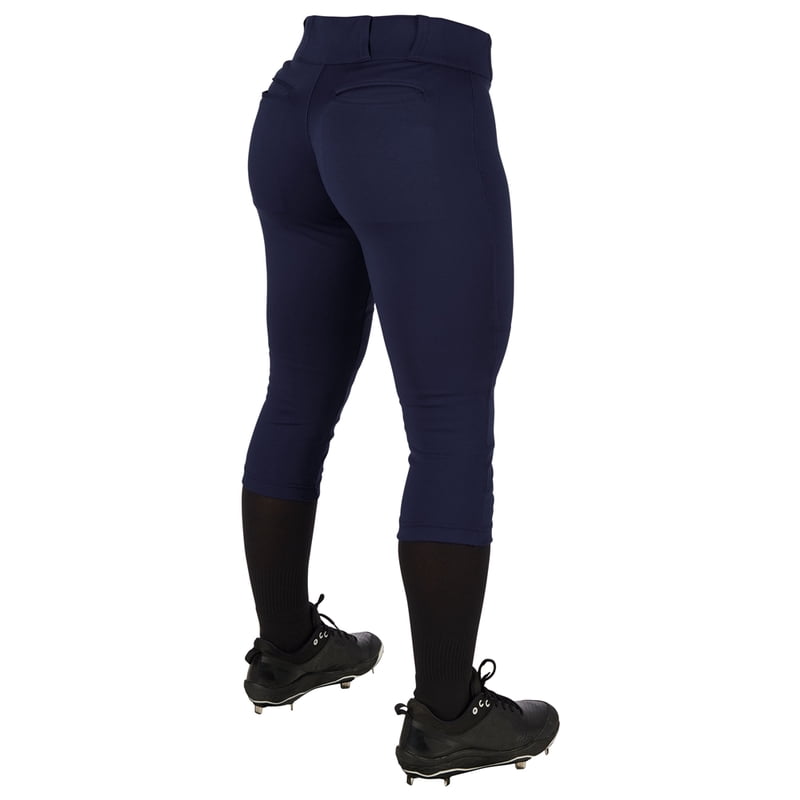 Girls Low-Rise Softball Pants - Durable Tapered Leg Athletic Pants