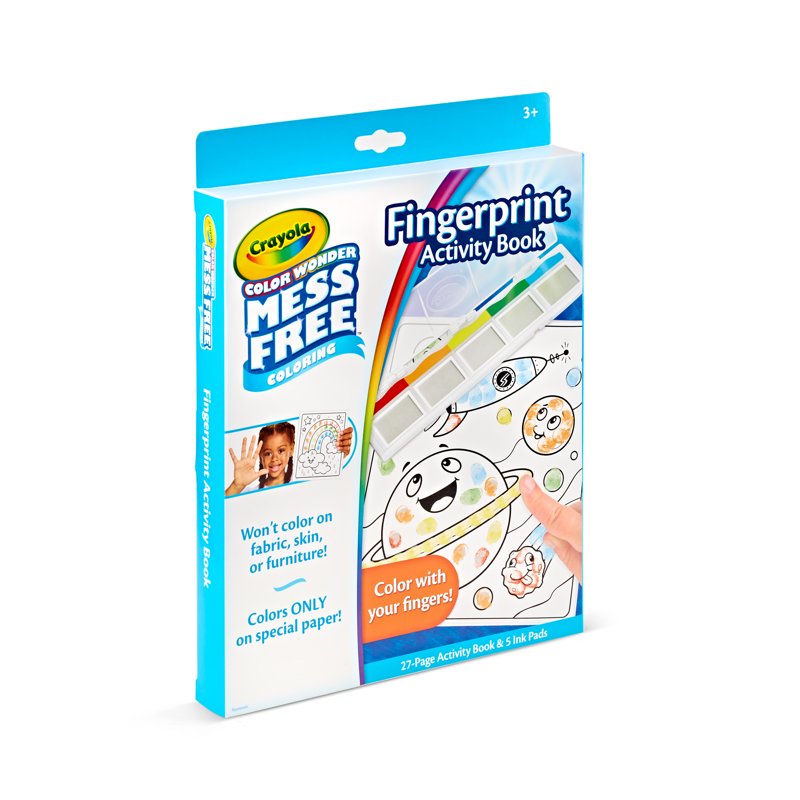 Mess-Free Coloring Activity Book for Toddlers - 27 Pages, Travel Art Supplies