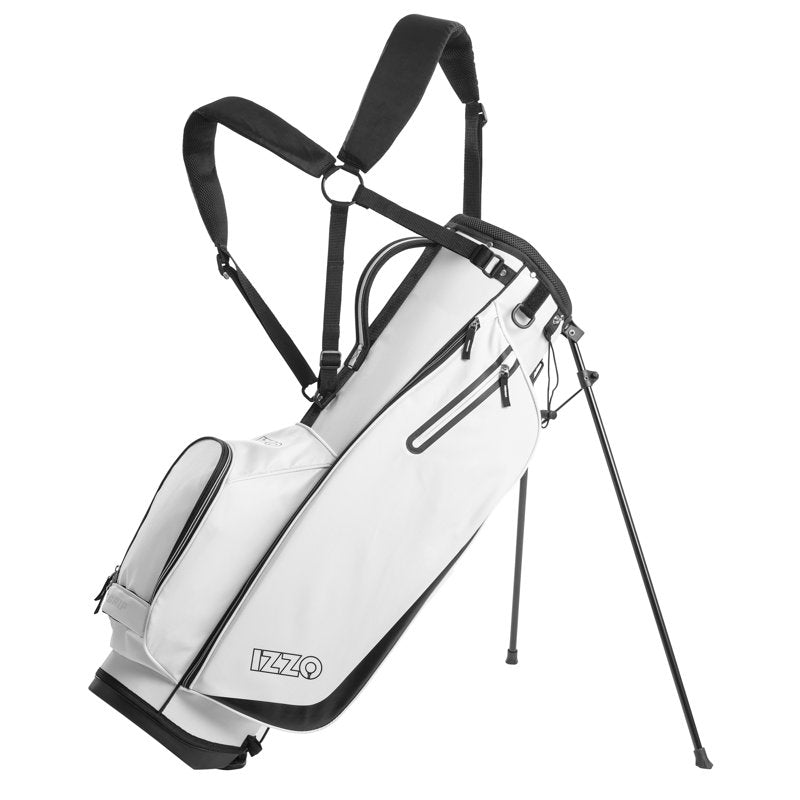Izzo Ultra-Lite Stand Bag – White (3.2 lb)