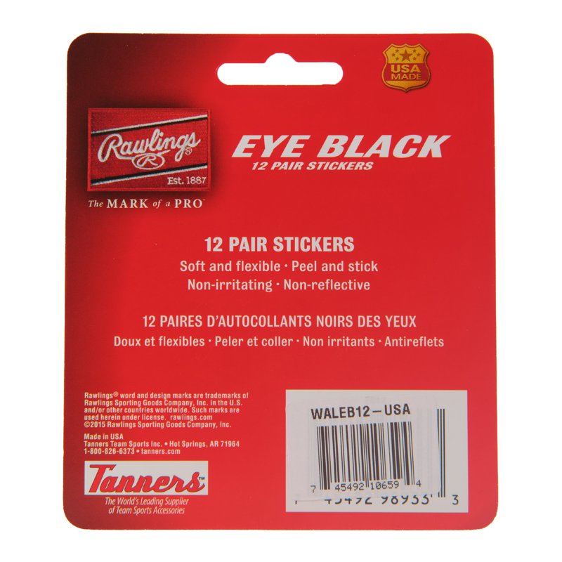 USA Flag Eye Black Sticker for Sports & Athletic Use