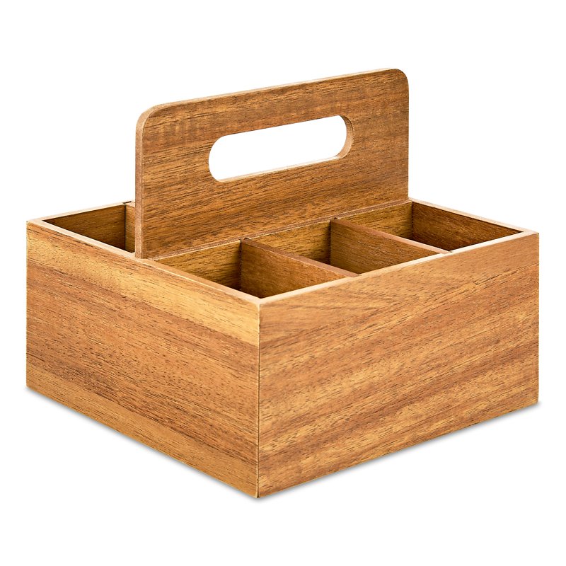 Desktop Caddy Organizer with 6 Compartments - Small Office Desk Storage
