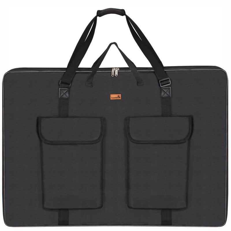 Large Waterproof Art Portfolio Case 24x36 with Shoulder Strap, Artist Storage Bag