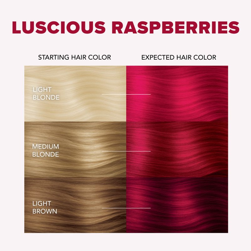 Semi-Permanent Hair Dye Kit with Bleach - Multiple Colors for Bold Hair Looks