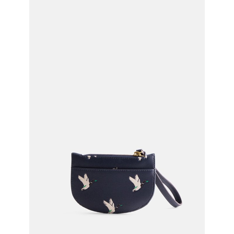 Women's Wristlet Wallet with Zipper & Strap - Compact Card & Cash Holder