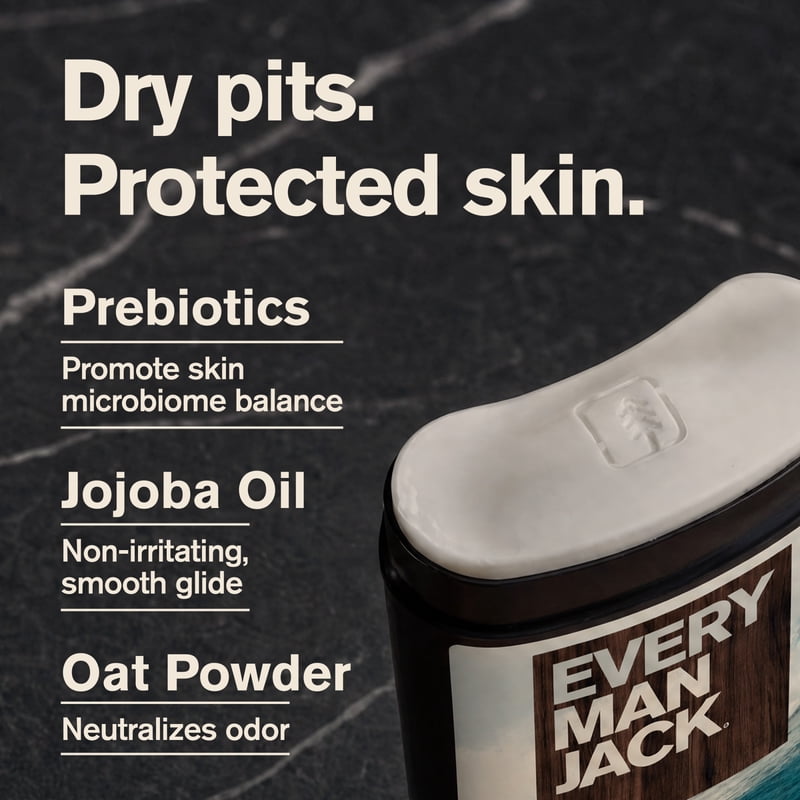 Men's Antiperspirant Deodorant Stick - 48-Hour Sweat & Odor Protection, 2.6 oz