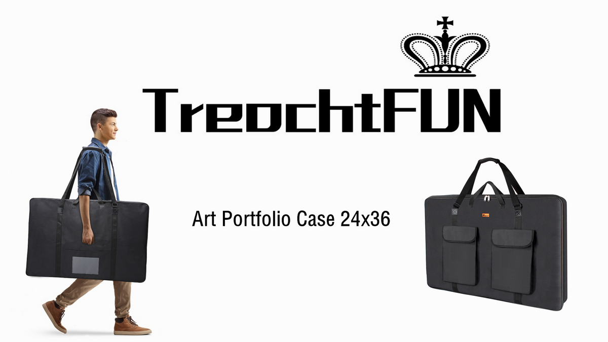 Art Portfolio Case 23x31 inch Heavy Duty Soft Side for Artists & Students
