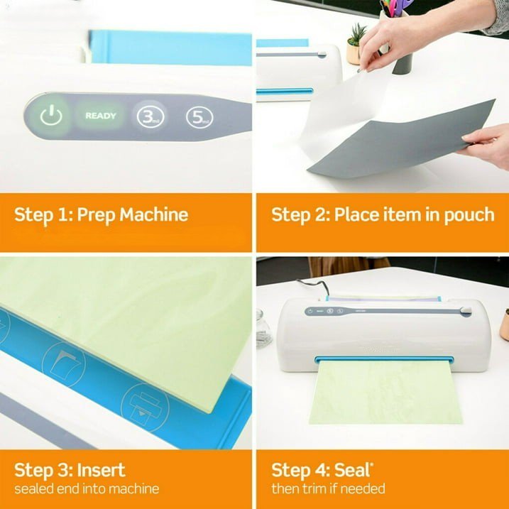 Thermal Laminating Pouches 9x11.5 Inch, 3 Mil Clear Sheets - 100 Pack