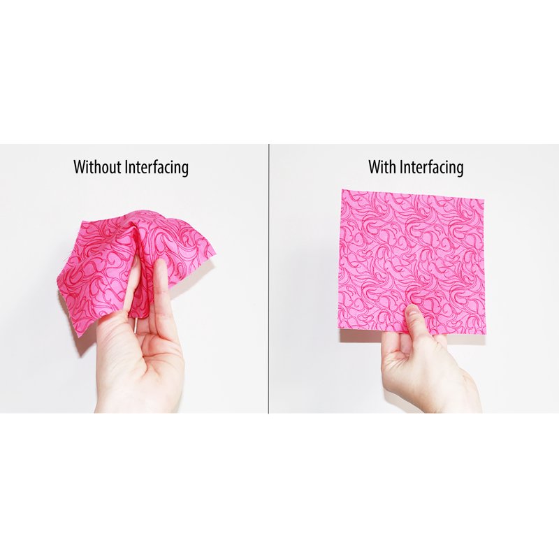 Fusible Foam Stabilizer Fabric for Sewing, Off-White, 60" x 10 Yards
