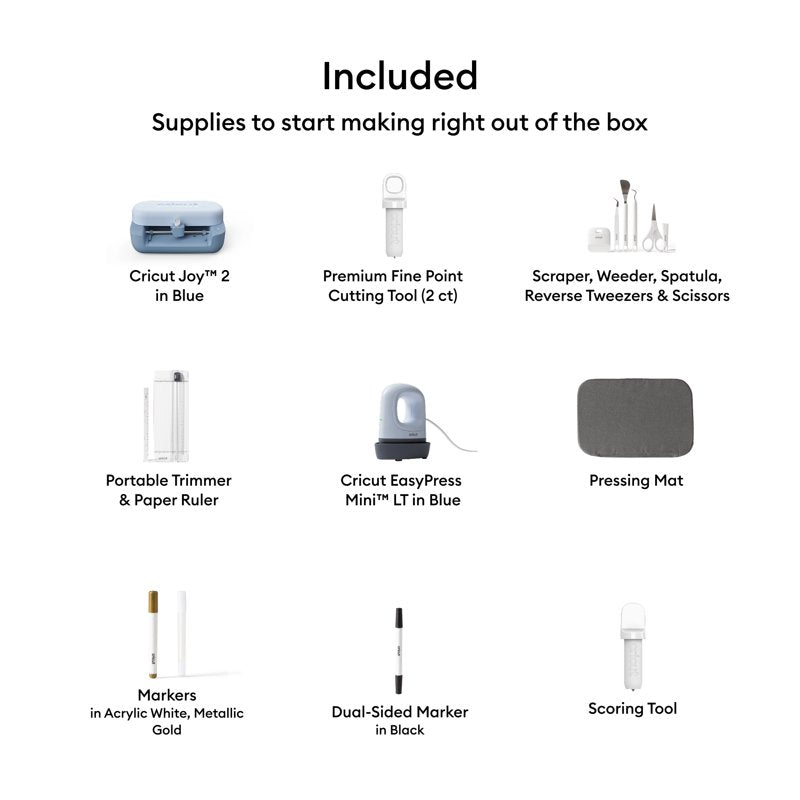 Cricut Joy 2 Smart Die-Cutting Machine Bundle for Custom Projects