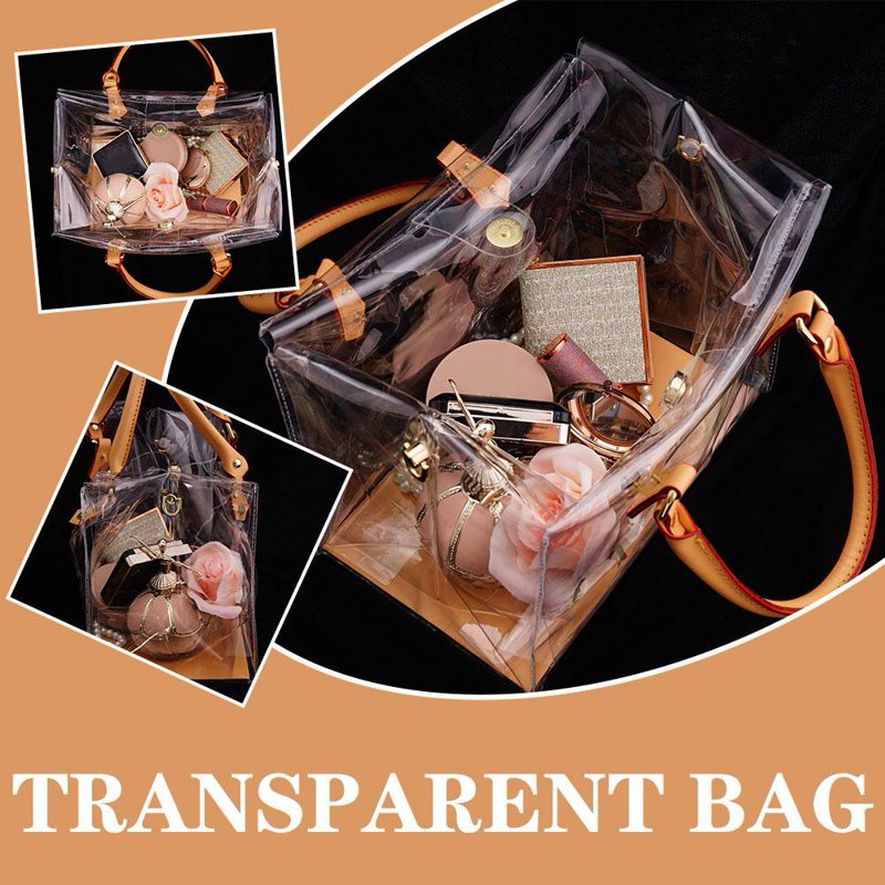 DIY Transparent Tote Bag Kit for Handmade Gift Bags and Craft Projects