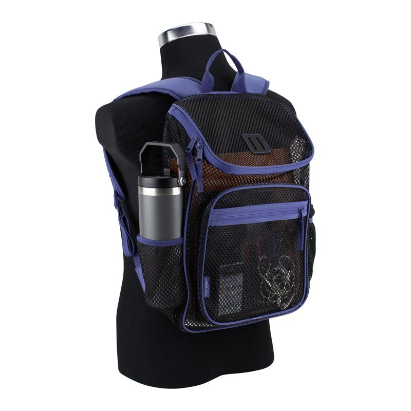 Mesh Backpack with Spacious Main Compartment & Hydration Pockets