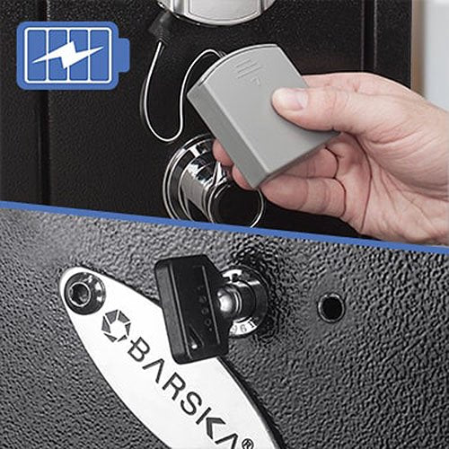 Biometric Gun Safe - Quick-Access Rifle Safe with Fingerprint & Steel Construction