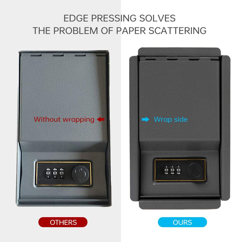 Hidden Book Safe with Combination Lock - Secret Compartment for Valuables 8.7x6x2 inches