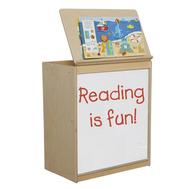 Wood Designs Big Book Display with Markerboard - Classroom Storage Unit